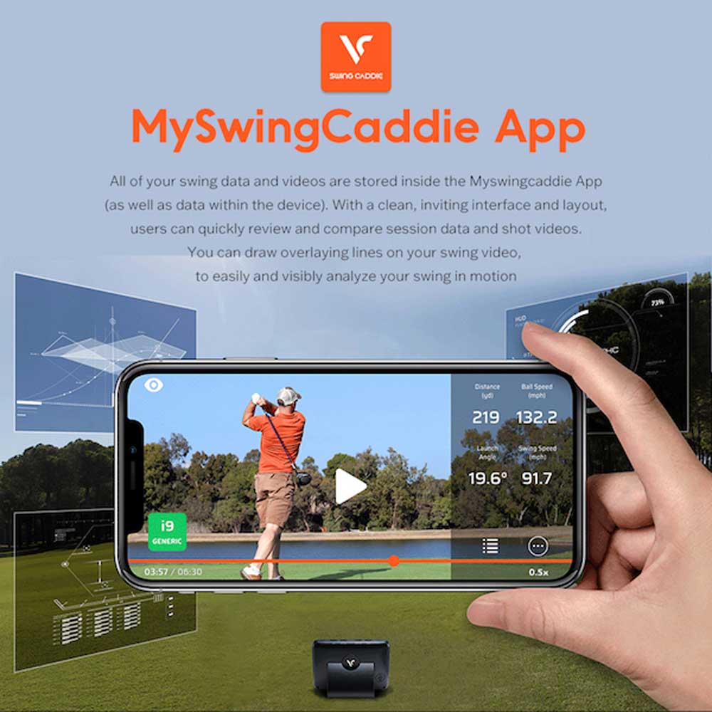SWING CADDIE SC300i VOICE PORTABLE LAUNCH MONITOR - Image 12